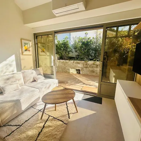 Magnifique 2 Personnes 5minpiedplage Terrasse Parking Clim * ארסשון